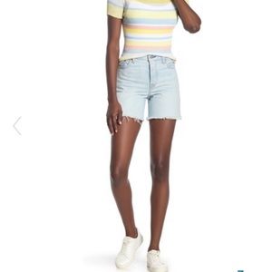 Levi’s Wedgie frayed shorts